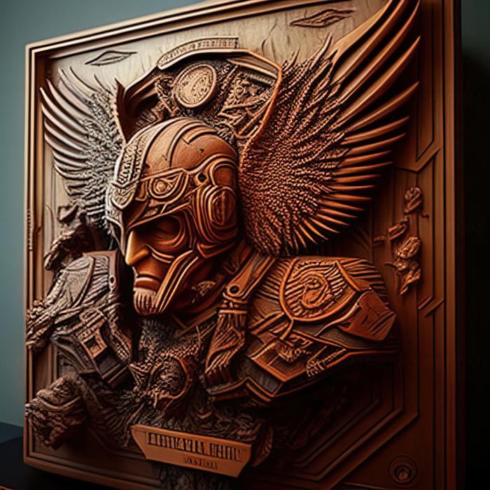 نموذج ثلاثي الأبعاد لآلة CNC ألعاب لعبة st Warhammer 40000 المحقق الشهيد